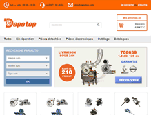 Tablet Screenshot of depotop.com